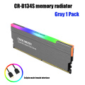 Coolmoon RAM Heatsink ARGB, Memory Radiator RGB, 5V 3Pin M/B SYNC, CR-D134S