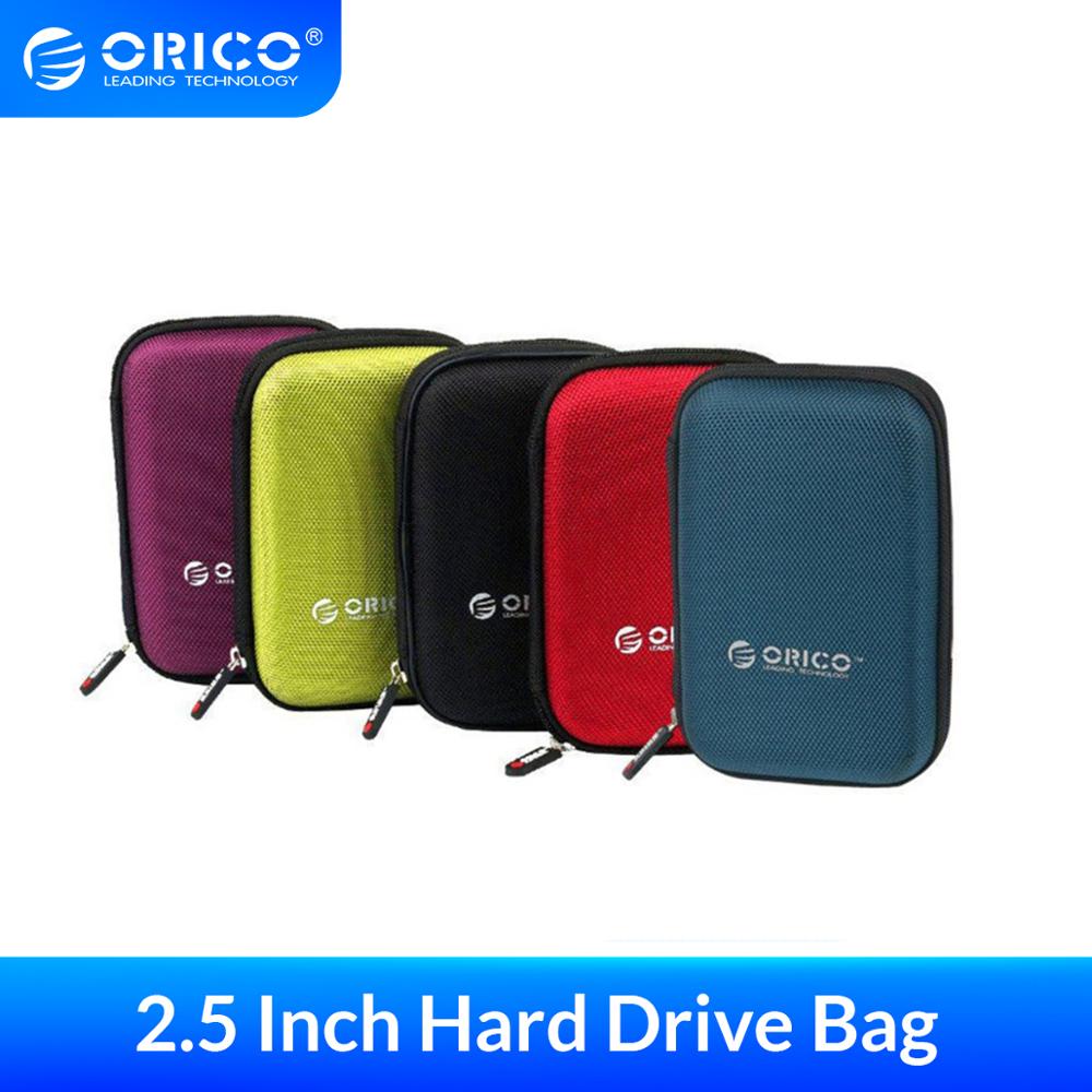 ORICO 2.5 Inch HDD Box Bag Case Portable Hard Drive Bag for External Portable HDD hdd box case storage Protection Black/Red/Blue