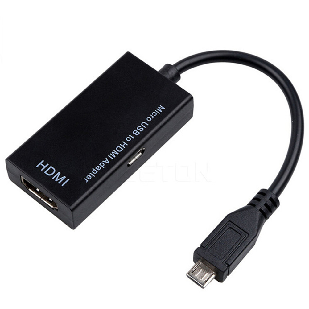 Micro USB to MI Adapter cable Male to Female 1080P MI Audio Video Cable MHL Converter for TV PC Laptop
