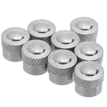 8Pcs/set 8mm Metal Valve Caps Short Gasket Premium Tire Valve Cap Cover Car Wheel Tires Valves Tyre Stem Air Caps