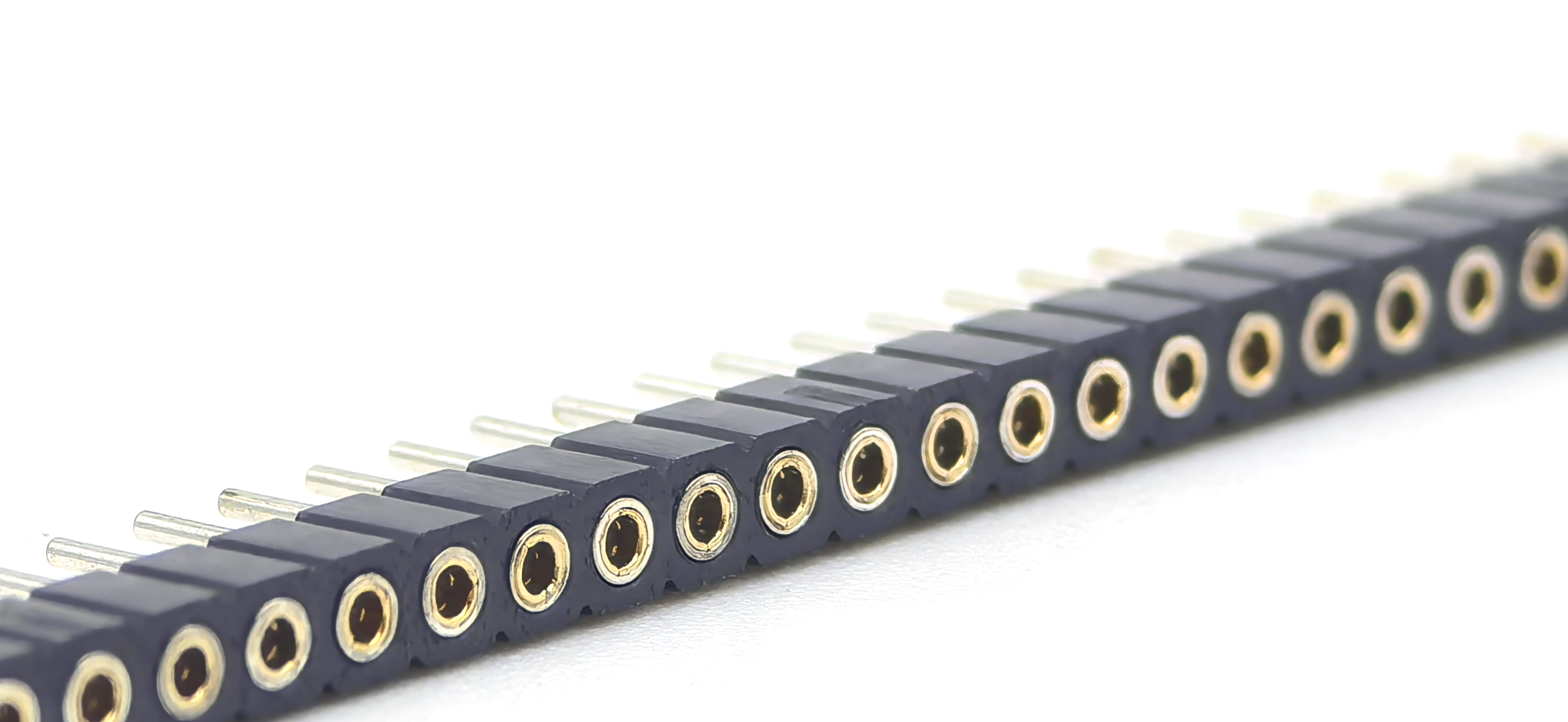 2.0mm machined female header pps material