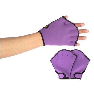 1 pair Water Swimming Surfing Diving Webbed Paddle Gloves Swim Training Water Aerobics Resistance Gloves