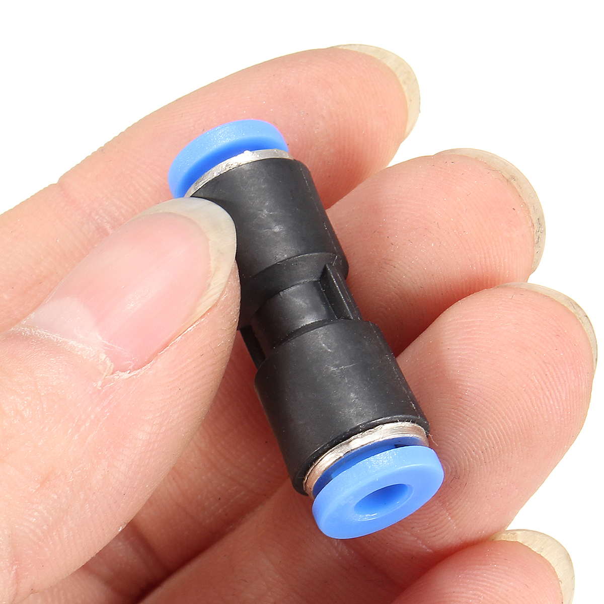 10Pcs Air Pneumatic OD 1/4 Inch Straight Union Push to Connect Fitting 4mm-12mm For Air Water Hose Plastic Pneumatic Parts