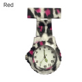 Colorful Silicone Round Dial Quartz Pocket Nurse Watch Quartz Brooch Doctor Nurse Hanging Watches TT@88