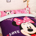 Minnie Mouse Bedding set Disney Kids Girls Duvet Cover Pillowcases Twin Full Queen King Size Cartoon bedlinen Dropshipping