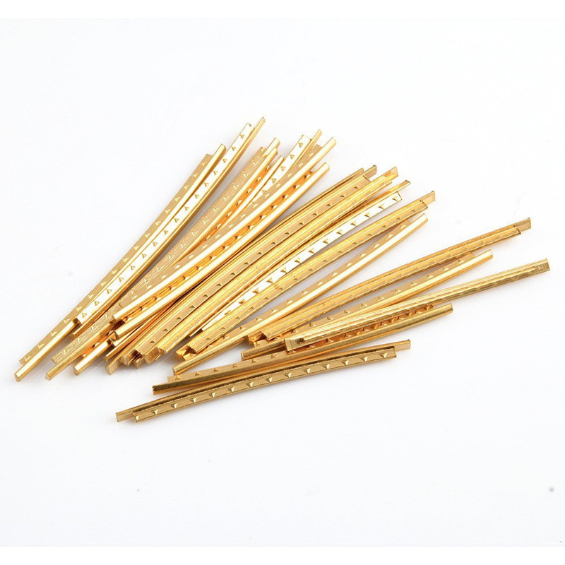 Guitar Fret Wire Brass Metal Golden Classic Alloy Replacement 2mm 1.7mm Stringed Instruments Guitar Parts Accessories