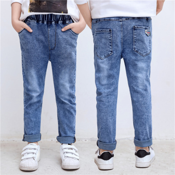 IENENS Kids Baby Boys Jeans Clothes Boy Denim Slim Trousers Elasticity Long Pants Children Boy Elastic Waist Trousers Clothing