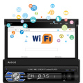 Podofo Android 1din Quad-Core Car GPS Navigation Player 7'' Universa Car Radio WiFi Bluetooth MP5 1DIN Multimedia Player NO DVD