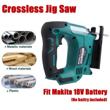 21V 65mm Jig Saw Electric Saw 4 Speed Jigsaw Electric Saws Cutter For Woodworking Scroll Saws Power Tool For Makita 18V Battery