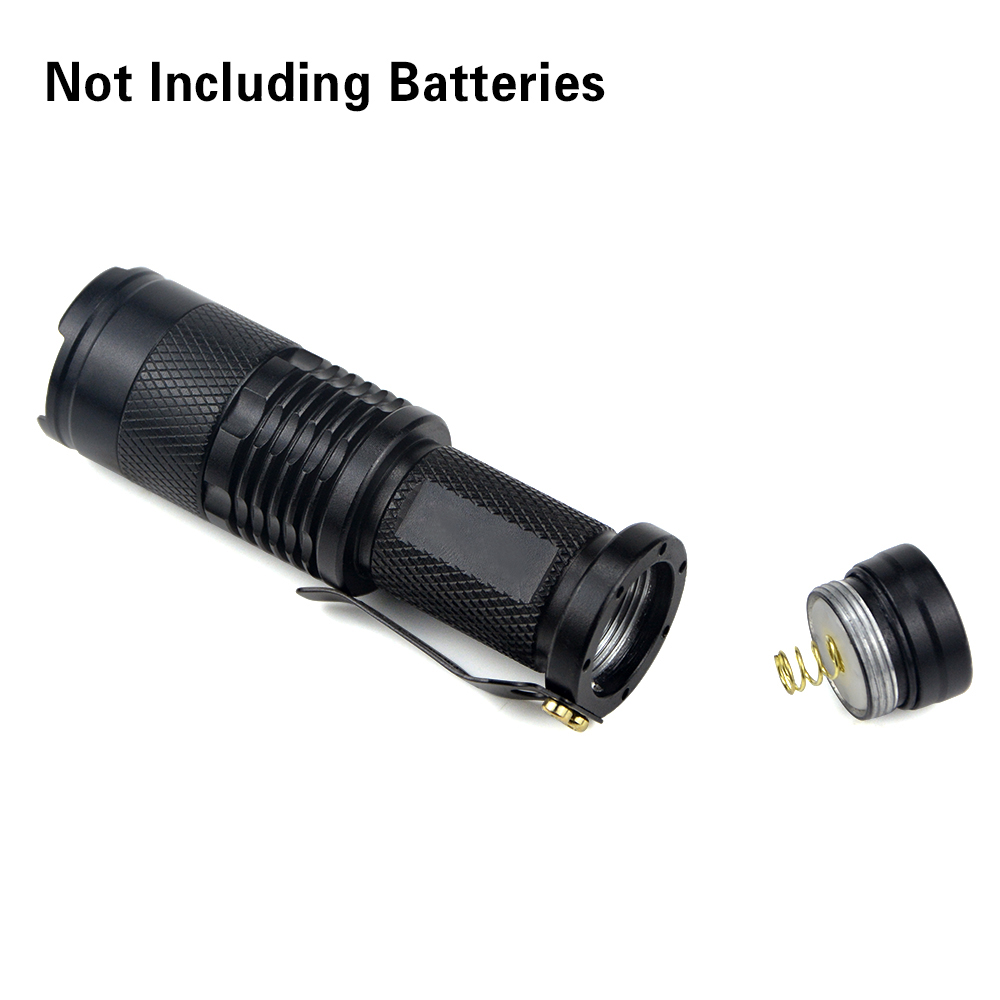 1Pcs Portable Aluminum Q5 LED Flashlight 3 Modes Zoomable Torch LED lights For Camping Bike Outdoor Lighting Safety Taschenlampe