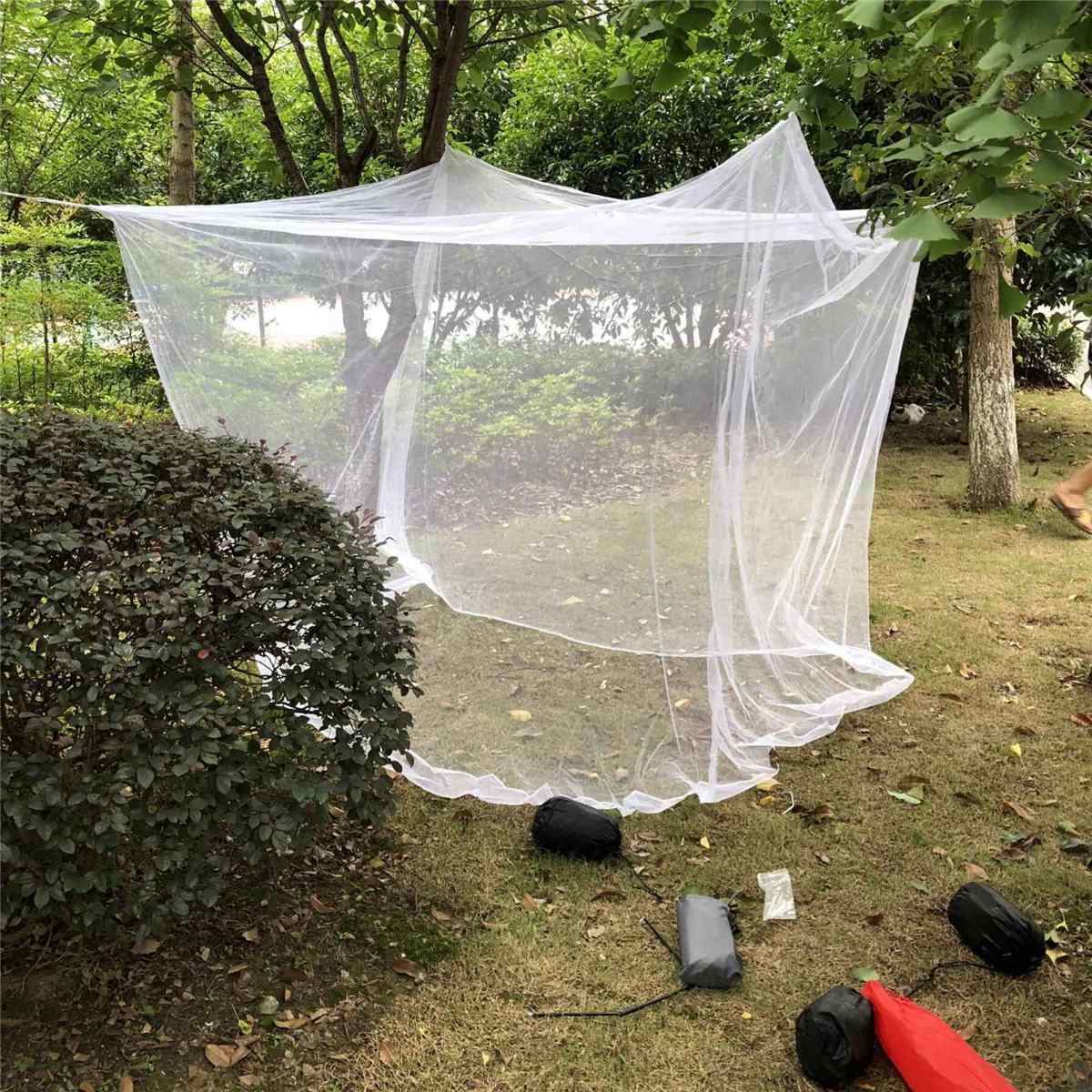 200x200x180cm Travel Camping Mosquito Net Huge Hammock Bug Net Bug-free Tarp Repellent Tent Insect Reject Canopy Bed Curtain