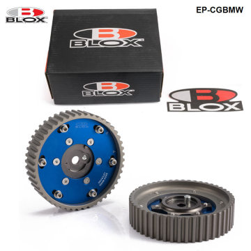 BLOX Adjustable 2 Pieces Aluminium Camshaft Timing Cam Gear Blue For BMW E36 3 Series M20 EP-CGBMW