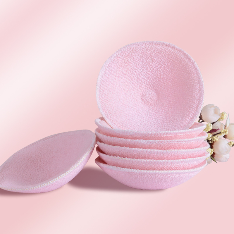 5Pairs Pregnancy Breast Nursing Pads Cotton+Sanitary Sponge Reusable 3D Cup Washable Pad Maternity Breastfeeding Accessories