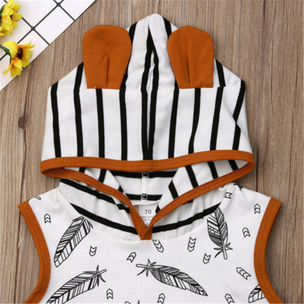 Summer Newborn Toddler Baby Boy Vest Tank Top Hoodies Pants Shorts Outfits 2PCS Cotton Set 0-24M Fashion Boys Clothes