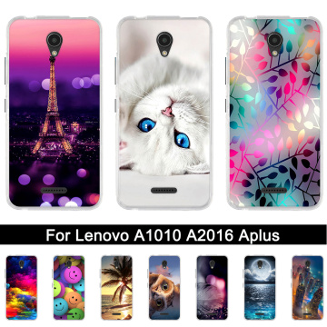 Silicone Case For Lenovo A2016 A1010 A Plus A1010a20 A2016A40 Soft TPU Back Phone Cases Cover For Lenovo A1010 APlus A 1010 Bags