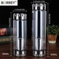 BORREY Tea Infuser Bottle For Water Double Wall Glass Water Bottle Beverage Water And Drink Separate My Bottle 2 Cover 1 Filter