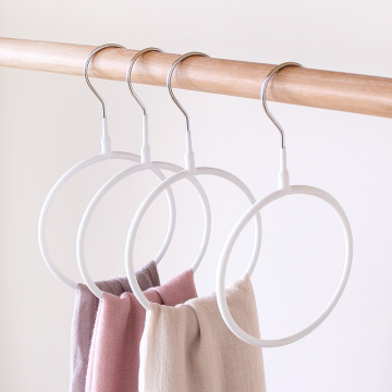 Multifunctional large and small dipping scarf rack towel drying rack handkerchief display stand non-slip round storage hook