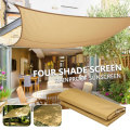 Awning Portable Square Outdoors Shade Screen Practical Square Camp Shade Canopy Gazebo Portable Square Shade Sail Shelter