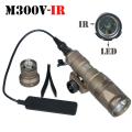 M300V IR Light White LED Light & IR Infrared Output with Remote Pressure Switch Scout Weapon Light Rife Hunting 20mm Rail