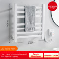 Intelligent Thermostatic Electric Heating Towel Rack Shelf Space Aluminum Heating Household Towel Drying Racks Rail Towel Warmer