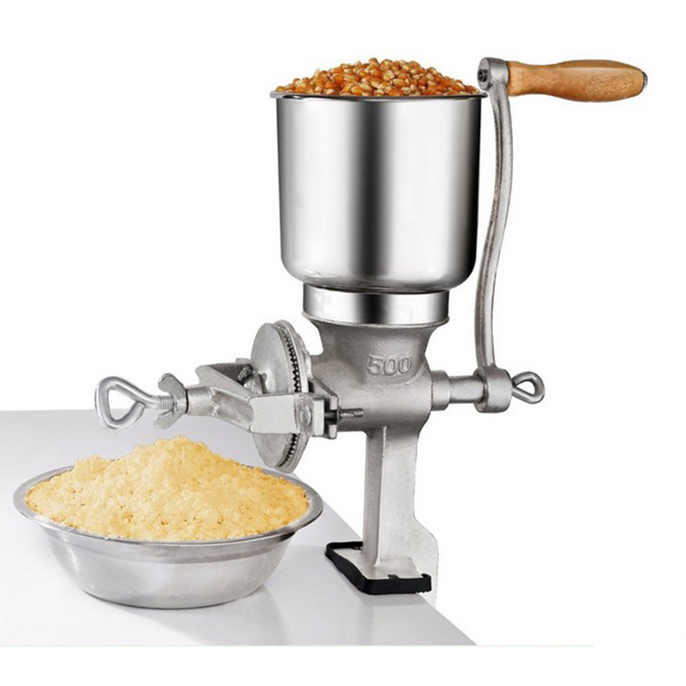 Manual hand home large walnut peanut corn flour mill tinned iron mill grain grinder herbs grinding machine spice grinder