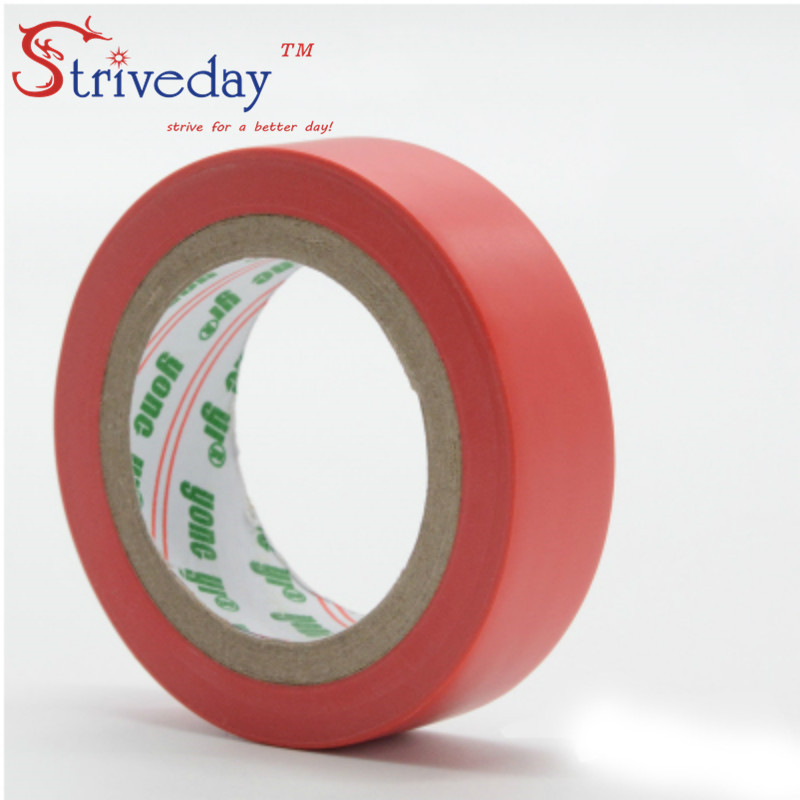 6pcs/lot 6 Colors 18m/pcs Electrical Tape Insulation Adhesive Tapes High Temperature Insulation Tape Waterproof PVC Tape