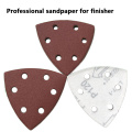 Triangle 6 Hole Self-adhesive Sandpaper 90mm Delta Sander Sand Paper Hook & Loop Sandpaper Disc Abrasive Tools For Polishing