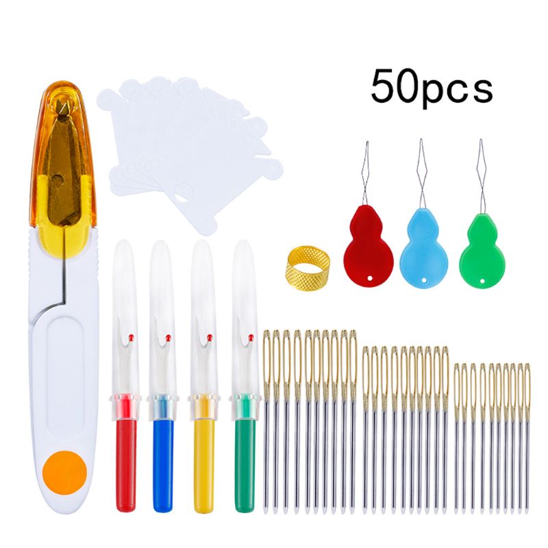 2020 New Hand Needles With Seam Ripper Yarn Scissor Thimble Sewing Tools Set For Embroidery Quilting Diy Art Craft JUL3