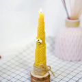 12pcs 15cm*20cm*0.3cm Natural Candle Material, Handmade DIY Honey Candle for Children, Craft Wax, Honeycomb Color Beeswax