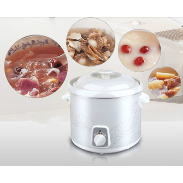 Free shipping Parts Stewed treasure electric congee porridge soup white porcelain health slow cooker 2L Slow Cookers