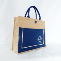 1000pcs Fashion Jute Shopping Tote Bags Can be Customized Handle and Printed Your Logo for Promotion Store and Market Using Bags