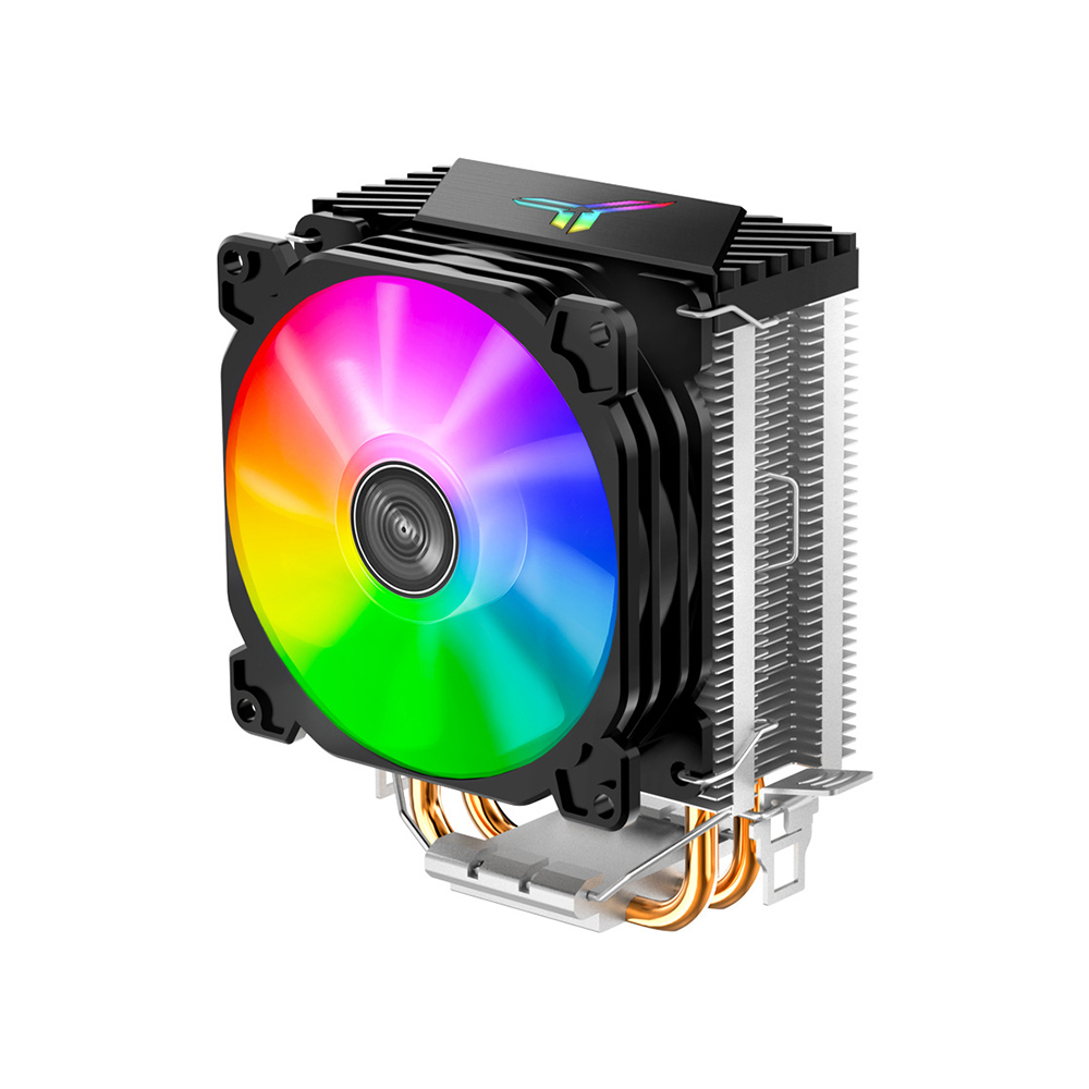 Tower CPU Cooler LED CPU Radiator CPU Cooling Fan 2 Heat Pipes for Intel LGA1200/Intel 1151/AMD AM4/FM2+
