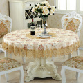 Round Tablecloth Pastoral table cover Dining table cloths Turntable Folding Home Embroidery lace flower house towel chair cover
