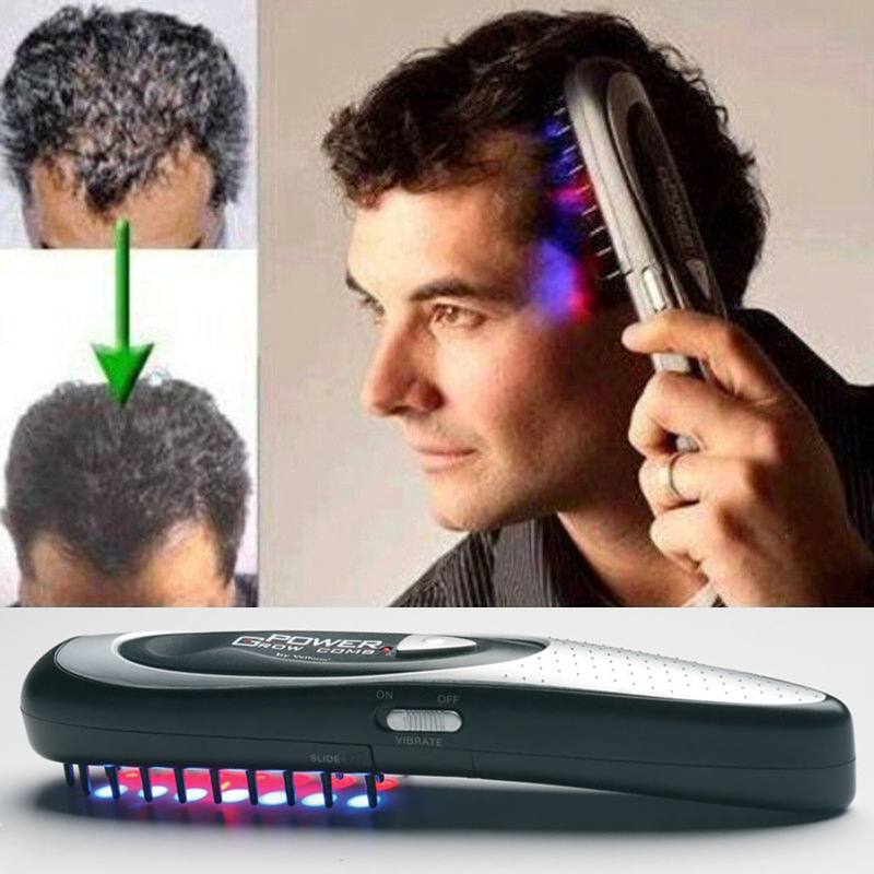 Infrared Massage Laser Electric Comb Equipment Hair Growth Care Anti Hair Loss Treatment Regrowth Restoration Grow Brush Set