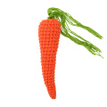 Newborn hand knitting crochet rabbit wool baby clothing photography props carrot simulation toy