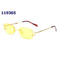 Sunglasses for unisex buffalo horn glasses rimless sun glasses silver gold metal frame Eyewear and RED BOX