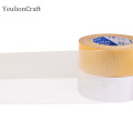 Chzimade 1Roll 20M Glass Fiber Tape Double Sided Tape Mesh High Viscosity Transparent Grid Fiber 1cm 1.5cm 2cm 2.5cm 3cm