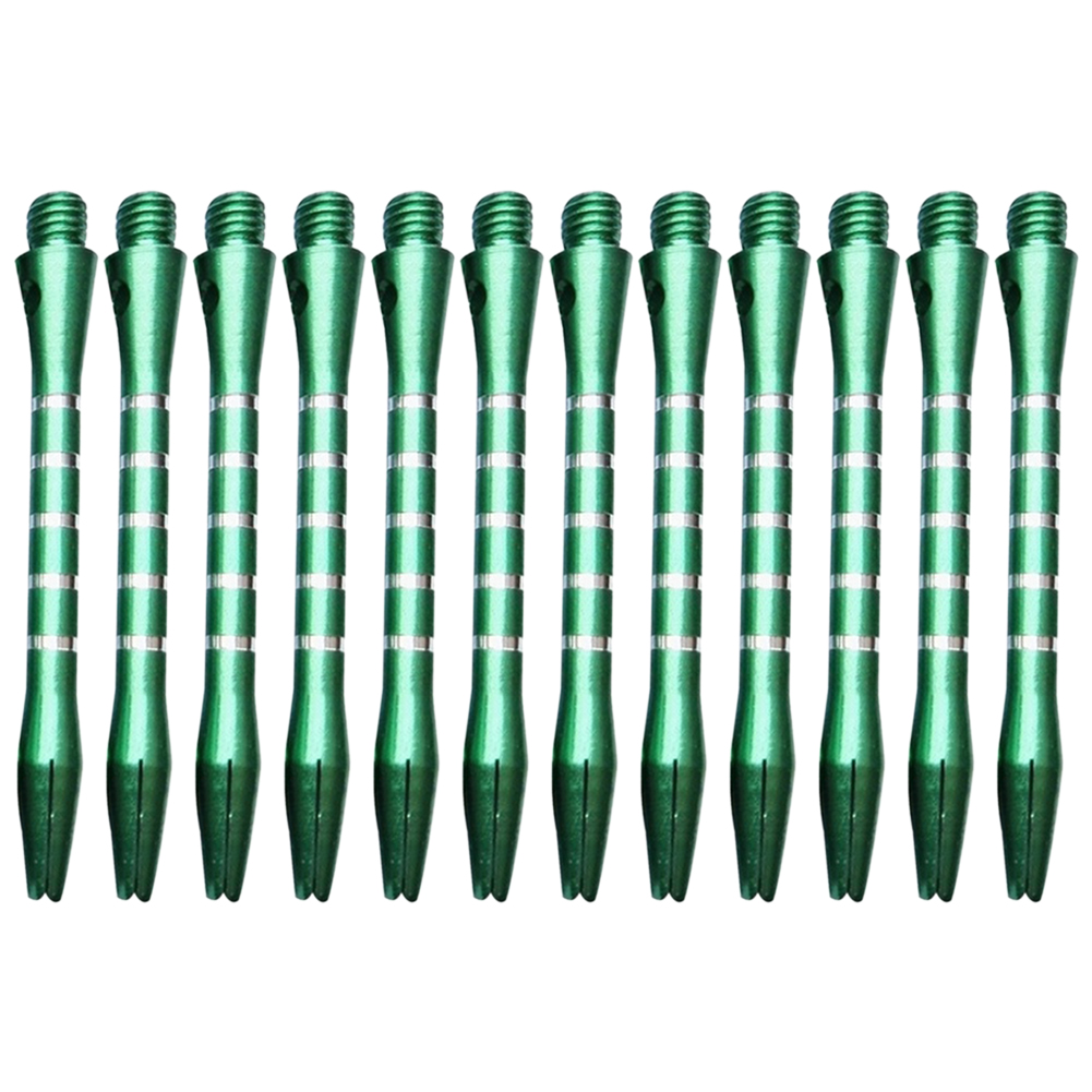 12Pcs Aluminum Alloy Throwing Darts Tail 2BA Shafts Stems Standard Thread Accessories Outdoor Sports Tail Harrows Throwing Toy