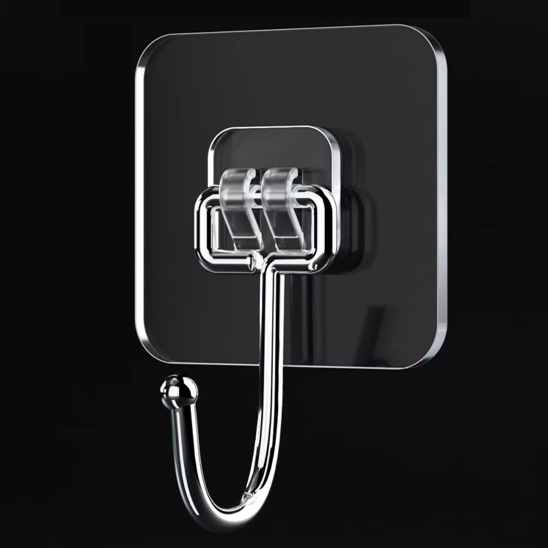 Transparent Self-Adhesive Hooks