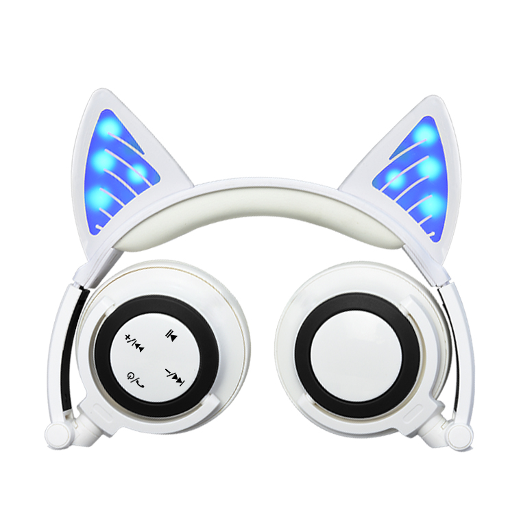 LED cat ear headphone