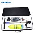 DEDEPU Snorkeling Diving Equipment Diving System Mini Scuba Oxygen Cylinder Reserve 1L Air Tank Bucear Scuba about 20 Minutes