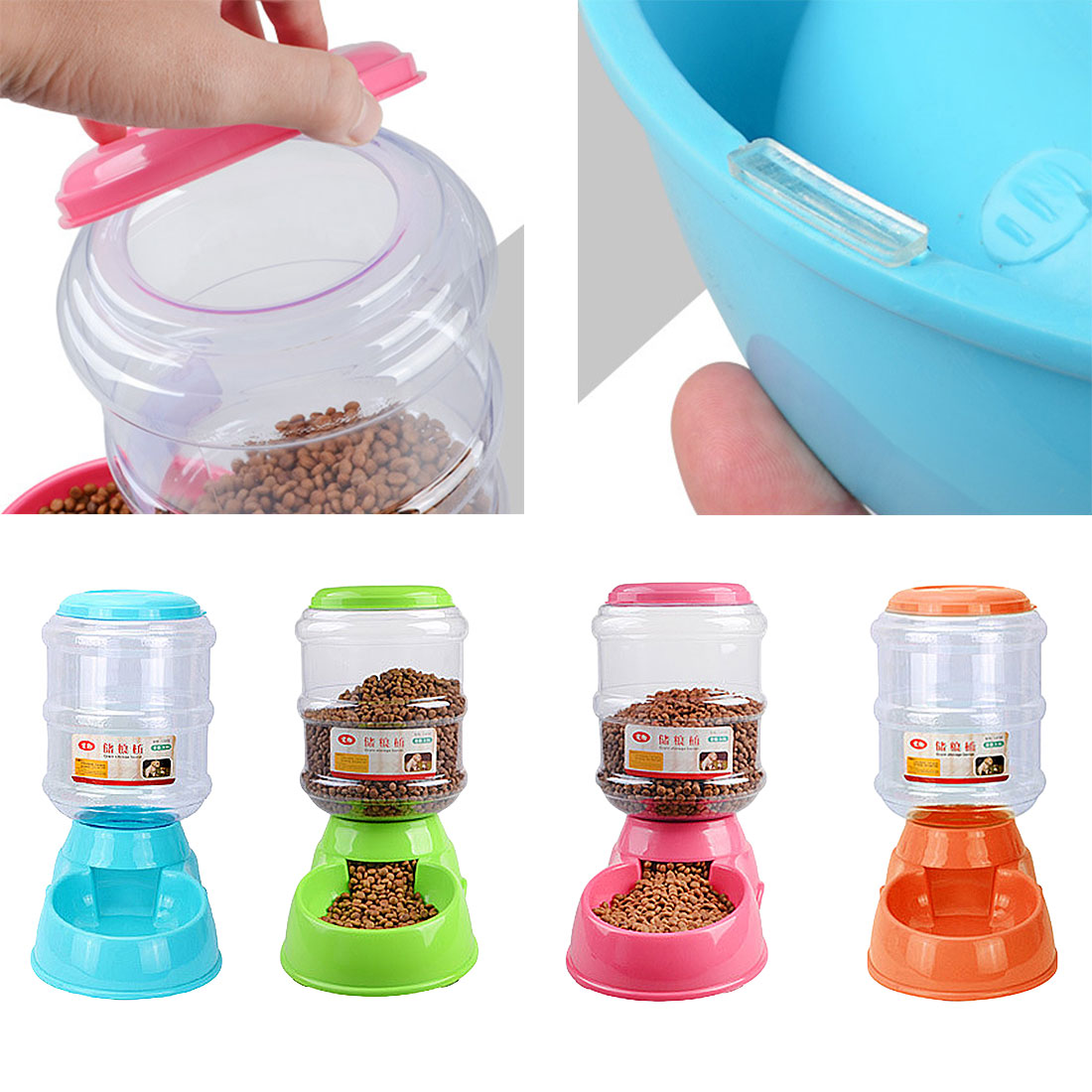 3.8L Plastic Pet Feeding Drinkers Animal Pet Water Bowl Cat Dog Automatic Feeder Drinking for Pets Dog Automatic Drinkers