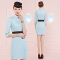 Uniform Flight Attendant Business Dress Work Wear Beautician Uniforms Dresses Airline Stewardess Flight Attendant Uniform DD2088