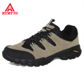 HUMTTO Breathable Lace Up Hiking Shoes Men Non-slip Genuine Leather Mens Shoes Outdoor Climbing Trekking Tourism Man Sneakers