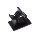 50PCS Cable Clips Self-Adhesive Cord Management Black Wire Holder Organizer Clamp 100% Brand New And High Quality
