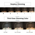 Eye Caring Reading 64pcs LED Office Stepless Dimming Adjustable Bedroom Bedside Home Table Lamp Dormitory Study Bendable Clip On