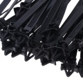 2019 New 30 Pcs 175mm Nylon Black Car Cable Strap Push Mount Wire Tie Retainer Clip Clamp new