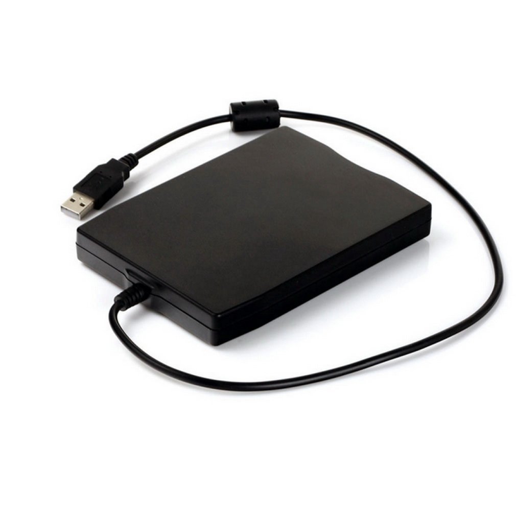 FDD Black USB Portable External Interface Floppy Disk FDD External USB Floppy Drive for Laptop 3.5 Inch 1.44MB 12 Mbps