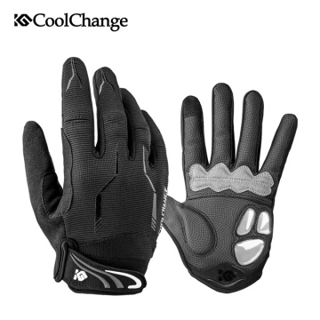 CoolChange 10 Colors Winter Women Men's Cycling Gloves Full Finger with GEL Pad Shockproof MTB Mountain Bike Bicycle Gloves