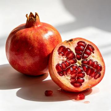 Fresh Pomegranates Ready to Eat or Juice